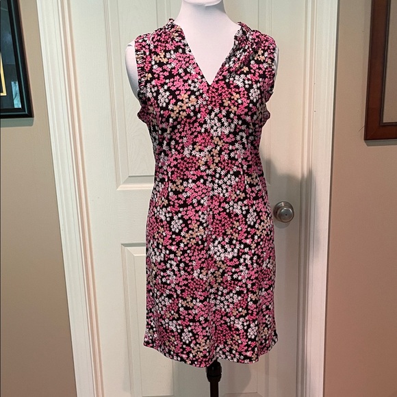 Michael Kors Dresses & Skirts - Michael Kors Sleeveless Dress - Pink and Black